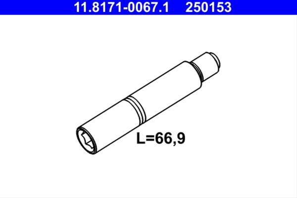 250153 SURUB GHIDAJ ETRIER ATE: ATE - 11.8171-0067.1