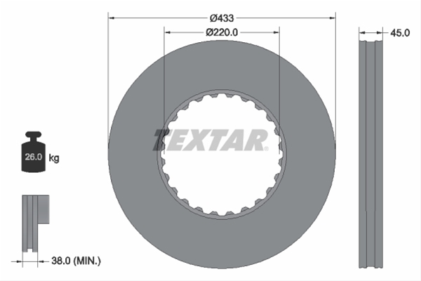 # DISC FRANA LIVRABIL 1 BUCATA: TEXTAR - 93272000