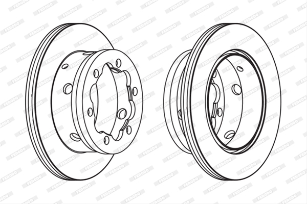 ## DISC FRANA (LIVRABIL NUMAI PERECHE): FERODO - FCR191A
