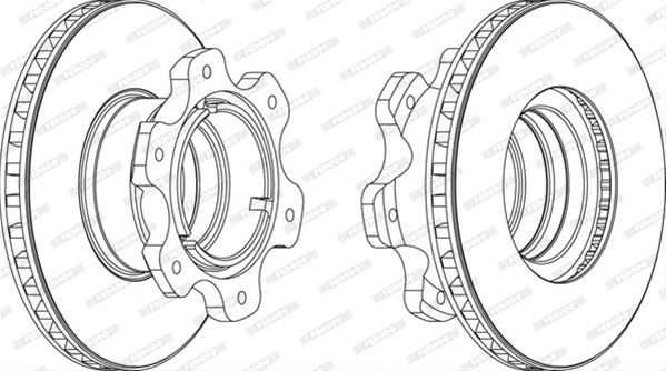 ## DISC FRANA (LIVRABIL NUMAI PERECHE): FERODO - FCR208A