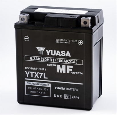 *FD ACUMULATOR MOTO 12V 6AH 100A (WC): YUASA - YTX7L