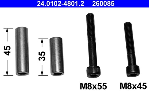 260085 SET BUCSI GHIDAJ ETRIER - ATE: ATE - 24.0102-4801.2