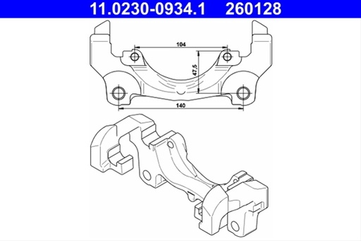 260128 SET BUCSI GHIDAJ ETRIER ATE: ATE - 11.0230-0934.1