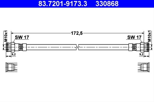 330868 FURTUN FRANA - ATE: ATE - 83.7201-9173.3