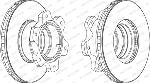 ## DISC FRANA (LIVRABIL NUMAI PERECHE): FERODO - FCR208A