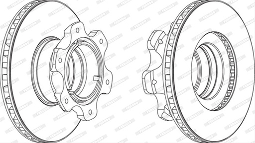 ## DISC FRANA (LIVRABIL NUMAI PERECHE): FERODO - FCR209A