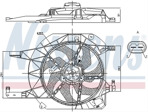 # ELECTROVENTILATOR: NISSENS - 85883