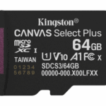 Card de Memorie MicroSDXC Kingston64GBCanvas Select PlusFara Adaptor