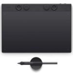 Tableta grafica WACOM Intuos Pro Medium, interfata Bluetooth, USB Type C, rezolutie 5080 lpi, stylus Wacom Pro Pen 3, negru
