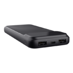 Baterie externa Trust Avala, capacitate 10.000mAh, 3 porturi, timp reincarcare 6 ore, negru