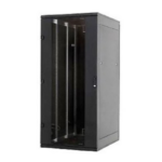 Rack de podea 19 Triton 22U 600x600mm usa fata sticla panouri laterale/spate detasabile sectiuni pentru ventilatie activa, sectiuni acces cabluri sus/jos/spate IP20 negru