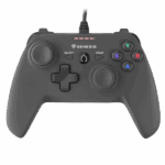Controller cu fir Genesis Mangan P58, interfata USB, numar butoane 12, lungime cablu 180 cm, compatibilitate PC, PS3, negru