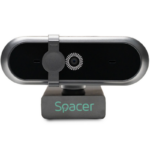 Camera Web SPACER SPWB-CAMFHD-03, rezolutie video Full HD, USB 2.0, Negru