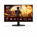 Monitor AOC 27" Q27G42XE, Diagonal (inch): 27, Diagonal (cm): 69, Aspect ratio: 16:9, Panel: Fast IPS, Resolution: 2560x1440, Refresh Rate: 180Hz, Response time GtG: 1ms, Response time MPRT: 0.5ms, Brightness (max): 300 cd/m², Contrast (static) : 1000:1, Viewing angle: 178/178, Color Gamut Type