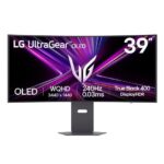 Monitor LG 39" 39GX900A-B.AEU, Curvature: 800R, Diagonal (inch): 39, Diagonal (cm): 99, Aspect ratio: 21:9, Panel: OLED, Resolution: 3440x1440, Refresh Rate: 240Hz, Response time GtG: 0.03ms, Brightness (max): 275 cd/m², Contrast (static) : 1.5M:1, Viewing angle: 178/178, Color Gamut Type: DCI-P3