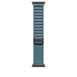 Apple Watch 49mm Light Blue Alpine Loop - Medium - Black Titanium Finish