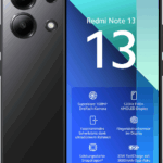 Telefon XIAOMI Note 13, Hybrid SIM, 8 GB RAM, 256 GB, 4G, Negru