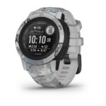 Ceas inteligent Garmin Instinct® 2S Camo Edition, autonomie până la 21 zile, Design personalizat cu două ferestre; 0,79″ x 0,79 (20 x 20 mm), rezolutie 156 x 156 pixeli (zonă activă)