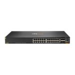 HPE Aruba Networking CX 6300F 24-port 1GbE Class 4 PoE and 4-port SFP56 Switch