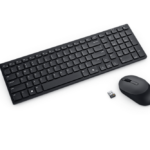 Kit Wireless tastatura si mouse DELL KM555, Negru
