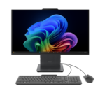 All-in-One Consumer Lenovo IdeaCentre AIO 27ILL11 cu procesor Intel Core Ultra 7 256V pana la 4.8 GHz, 27 inch, FHD, 16 GB, Intel Arc Graphics 140V, FreeDos, Grey, 2 ani Garantie