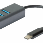 D-link USB-C to Gigabit Ethernet Adapter, DUB-2332, 3x USB 3.0, 1x RJ-45
