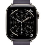 Apple Watch 42mm Midnight Purple Modern Buckle - Medium