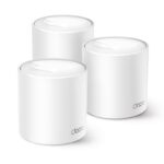 AX1500 Whole Home Mesh Wi-Fi 6 System SPEED: 300 Mbps at 2.4 GHz + 1201 Mbps at 5 GHz SPEC: Internal Antennas, 2× Gigabit Ports (WAN/LAN auto-sensing) FEATURE: Deco App, Router/AP Mode, IPv6, IPTV, Parental Controls, QoS, OFDMA, MU-MIMO, 1024-QAM, WPA3, Beamforming, Alexa and Google Assistant