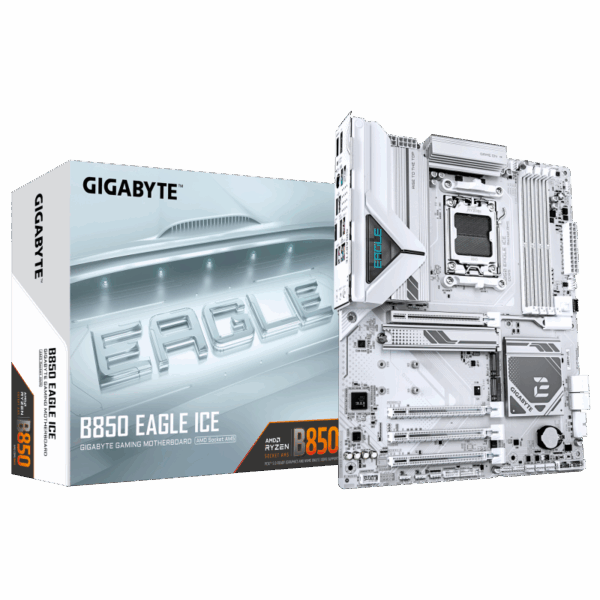 Placa de baza Gigabyte B850 EAGLE ICE, Socket AM5, DDR5, ATX