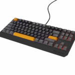 Tastatura gaming mecanica cu fir Genesis Thor 230 TKL, iluminare RGB, switch Linear, switch model Outemu Red, numar taste 87, 11 butoane multimedia, lungime cablu 1.6m, dimensiuni 363 x 155 x 39 mm, gri