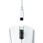 Mouse Gaming Wireless Razer DeathAdder V4 Pro, 45000 DPI, Alb