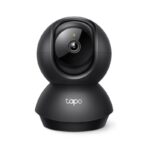 Pan/Tilt Home Security Wi-Fi Camera SPEC: 1080p, 2.4 GHz, Horizontal 360º FEATURE: Pan/Tilt, Smart Detection and Notifications (motion, people, baby crying), Motion Tracking, Sound and Light Alarm, Remote Control, Two-Way Audio, Voice Control (Works with Google Assistant and Alexa), Local Storage