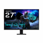 Gigabyte Monitor Gaming 27" SS IPS GS27Q X, Non-glare, Rezolutie: 2560 x 1440 (QHD), 300 cd/m2 (TYP), Contrast: 1000:1, Unghi vizualizare: 178°(H)/178°(V), Culori: 1.07B, Timp raspuns: 1ms (MPRT), Refresh rate: 240Hz/OC 250Hz, HDR Ready, Flicker-free, Interfata: 2 x HDMI 2.0, 1 x Displayport 1.4, 1