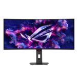 Monitor Asus 34" XG34WCDG, Curvature: 1800R, Diagonal (inch): 34, Diagonal (cm): 86, Aspect ratio: 21:9, Panel: QD-OLED, Resolution: 3440x1440, Refresh Rate: 175Hz, Response time GtG: 0.03ms, Brightness (max): 250 cd/m², Contrast (static) : 1.5M:1, Viewing angle: 178/178, Color Gamut Type: DCI-P3