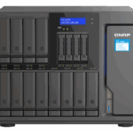 NAS QNAP 1655 16-Bay, CPU Intel® Atom® C5125 8-core/8-thread Processor, RAM 8GB DDR4 Long-DIMM non-ECC  (1x 8GB), Max. 256GB ( 4 x 64G, ECC supported), 12 x 3.5"/2.5" SATA 6Gb/s HDD/SSD bay + 4 x 2.5" SATA 6Gb/s SSD bay + 2 x M.2 2280 PCIe Gen 3 x2