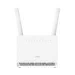 Cudy LT15E. WAN connection type: RJ-45. Wi-Fi band: Dual-band (2.4 GHz / 5 GHz), Top Wi-Fi standard: Wi-Fi 5 (802.11ac), WLAN data transfer rate (max): 2402 Mbit/s. Ethernet LAN interface type: Gigabit Ethernet. Mobile network generation: 4G, 3G standards: WCDMA,  4G standard: LTE-TDD & LTE-FDD