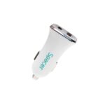 Alimentator auto SPACER QC si PD 38W total max, USB Quick Charge 18W; Power Delivery 20W, 38W total max., 1 x USB + 1 x USB Type-C, pt. bricheta auto, alb