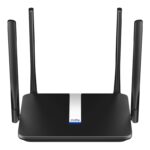 CUDY AC1200 Wi-Fi 4G LTE Cat.4 Router,1200Mbps Wi-Fi, Chipset MediaTek, build-in 4G LTE modem,  300Mbps at 2.4GHz + 867Mbps at 5GHz, 4 antennas, 4 10/100M RJ45 Ports,  Nano SIM Slot, PPTP/L2TP/OpenVPN/WireGuard VPN Client, DNS over Cloudflare/Google/Quad9, DDNS, SMS, Band locking