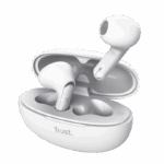 Casti In-ear Trust Yavi, Wireless, Alb