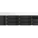NAS QNAP 873AEU 8-Bay, CPU AMD Ryzen V1000 series V1500B 4C/8T 2.2 GHz, RAM 4GB (1 x 4GB) DDR4 SODIMM  (max. 64GB total, optional ECC RAM support), 8 x 2.5"/3.5" SATA 6Gbps, 2x M.2 2280 PCIe Gen3 x1 HDD (neincluse),  LAN: 2 x 2.5GbE, optional 10GbE expansion via