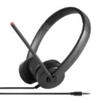 Casti Head-band LENOVO Stereo Analog, Cu fir, Negru