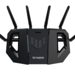 ASUS TUF Gaming BE6500 (TUF-BE6500). WAN connection type: RJ-45. Wi-Fi band: Dual-band (2.4 GHz / 5 GHz), Top Wi-Fi standard: Wi-Fi 7 (802.11be), WLAN data transfer rate (max): 6500 Mbit/s. Ethernet LAN interface type: 2.5 Gigabit Ethernet, VPN support: Instant Guard VPN Client L2TP VPN Client Open