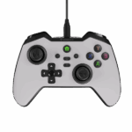 Controller cu fir Genesis Mangan 300, tip Analog/Digital, interfata USB, numar butoane 19, lungime cablu 200 cm, compatibilitate PC, ROG Ally, Nintendo Switch, Steam Deck, alb