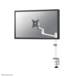 Brat monitor Neomounts DS60-425WH1; pentru display-uri cu diagonale 17"-27", sistem de prindere VESA 75x75~100x100, greutate maxima suportata 8kg, tilt +90°, -30°, swivel +90°, -90°, rotate +360°, distanta fata de perete 128-459mm; inaltime reglabila manual 275-555mm; culoare alb. Garantie 5 ani