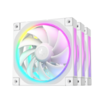 Ventilatoare DEEPCOOL FL12-3in1 120mm ALB, CFM 55, presiune 2.82 mmAq, viteza de rotatie 500-2150 RPM +/- 10%