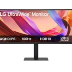 Monitor LG 34" 34U650A-B.AEU, Curvature: 3800R, Diagonal (inch): 34, Diagonal (cm): 86, Aspect ratio: 21:9, Panel: WQHD, Resolution: 3440x1440, Refresh Rate: 100Hz, Response time GtG: 5ms, Brightness (max): 300 cd/m², Contrast (static) : 1000:1, Viewing angle: 178/178, Color Gamut Type: sRGB, Color