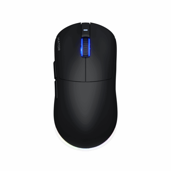 Mouse Gaming Wireless HATOR Quasar 3 Wireless, 12000 DPI, negru