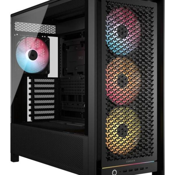 Carcasa CORSAIR FRAME 5000D RS ARGB, RGB, Mid Tower, Black