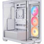 Carcasa Corsair 3500X RS-R ARGB, Mid Tower, White