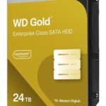 Western Digital Gold WD242KRYZ. HDD capacity: 24 TB, HDD speed: 7200 RPM, Storage drive buffer size: 512 MB, HDD size: 3.5", Interface: Serial ATA III